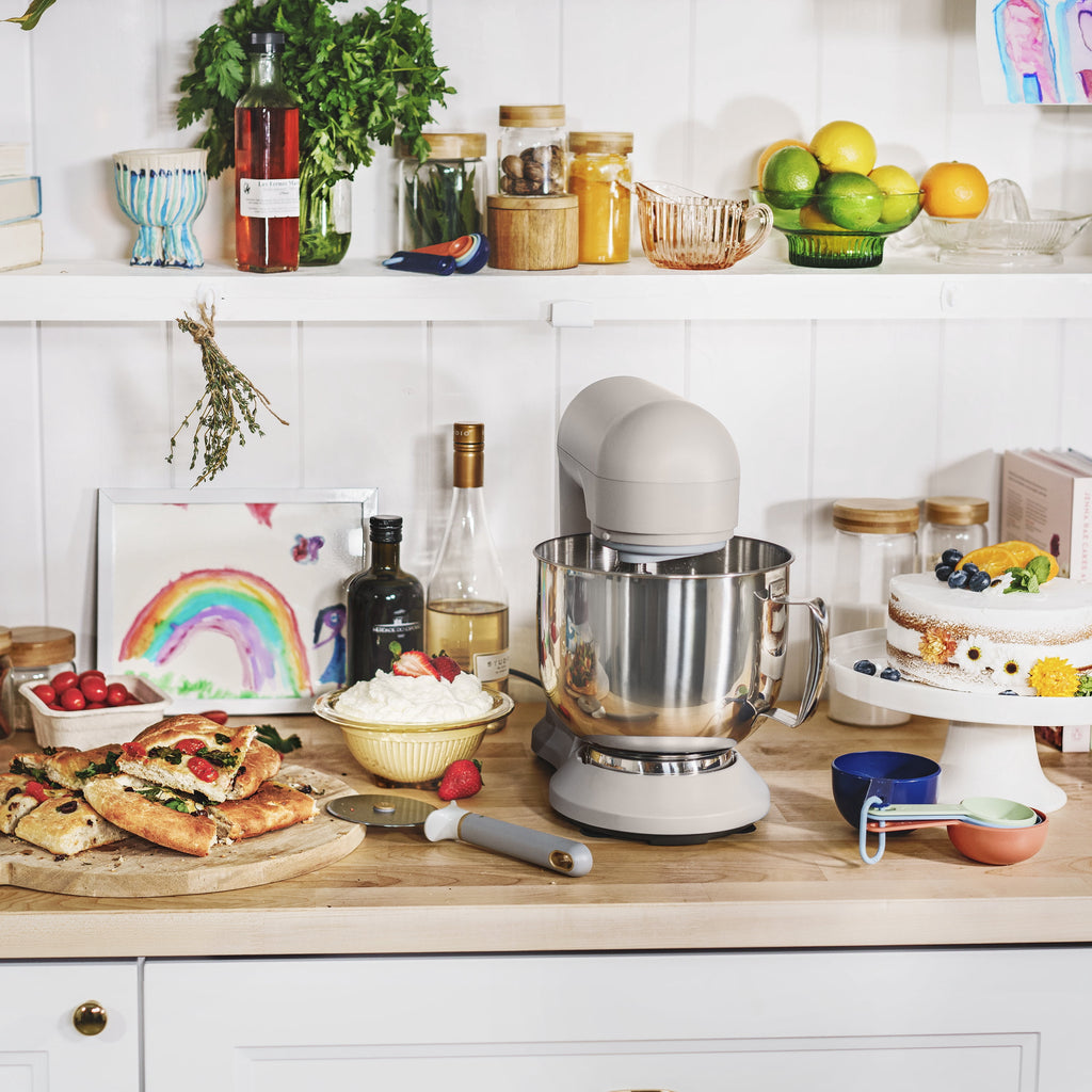 Beautiful 5.3 Qt Stand Mixer, Lightweight & Powerful with Tilt-Head, Chocolate by Drew Barrymore