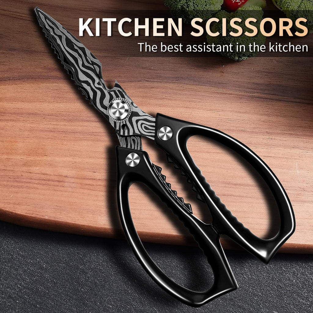 Plys Kitchen Shears Heavy Duty All-Purpose Stainless Steel Dishwasher Safe