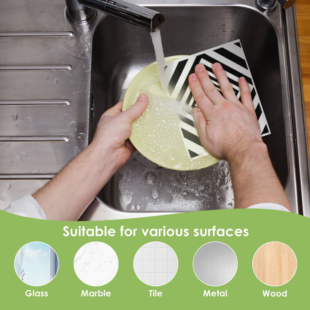 10 Pcs Swedish Dishcloths Reusable Kitchen Dish Towels Absorbent Dishcloths Washable Cellulose Sponge Cloths Quick Drying Cleaning Cloths Soft Kitchen Dish Cloth, 7.7 x 6.7in