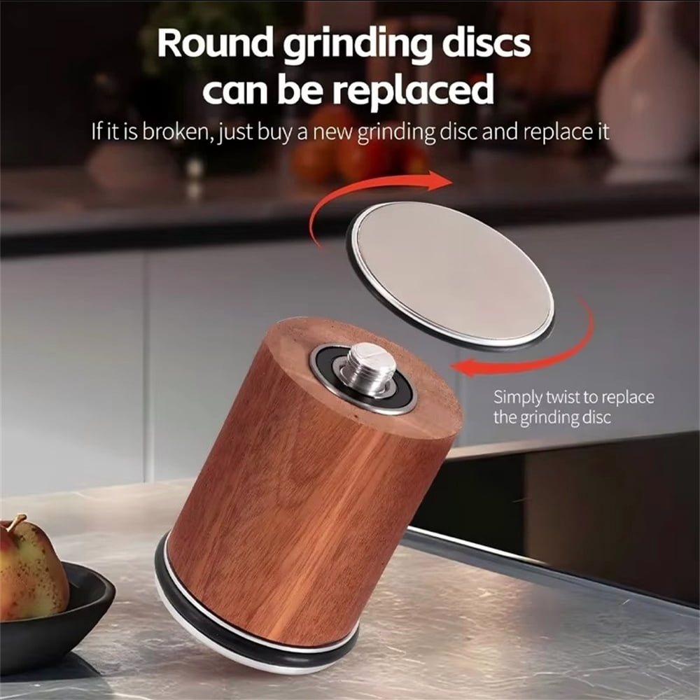 MYVIT Rolling Knife Sharpener System Kit,4-Angle Tumbler Double Diamond 400 1000 Discs Sharpening Stone for Kitchen Knives
