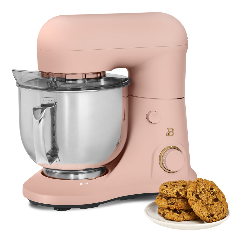 Beautiful 5.3 Qt Stand Mixer, Lightweight & Powerful with Tilt-Head, Chocolate by Drew Barrymore