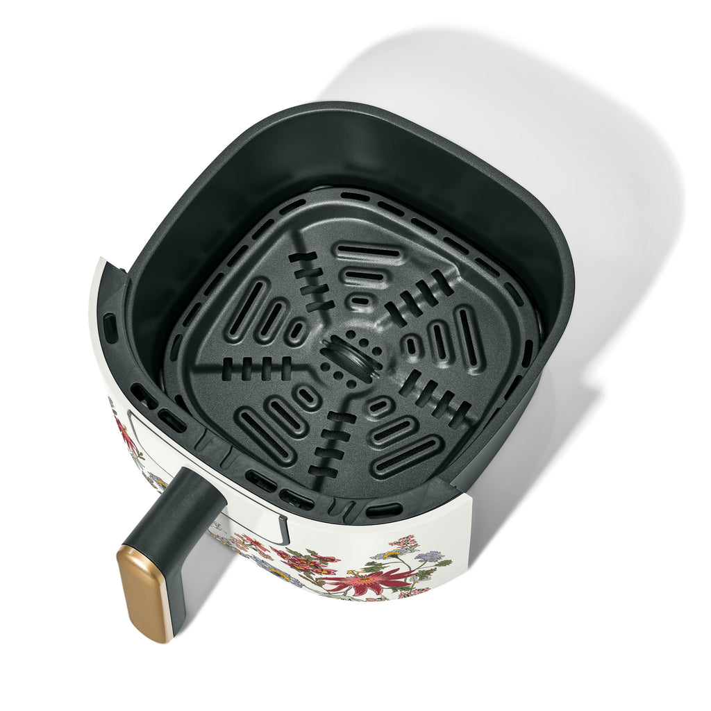 Beautiful 3 Qt Air Fryer with TurboCrisp Technology, EverGood Non-Toxic Ceramic Nonstick Coating, Chocolate by Drew Barrymore