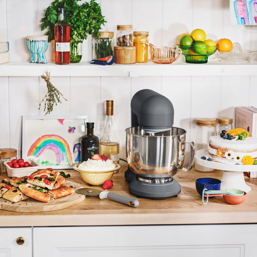 Beautiful 5.3 Qt Stand Mixer, Lightweight & Powerful with Tilt-Head, Chocolate by Drew Barrymore