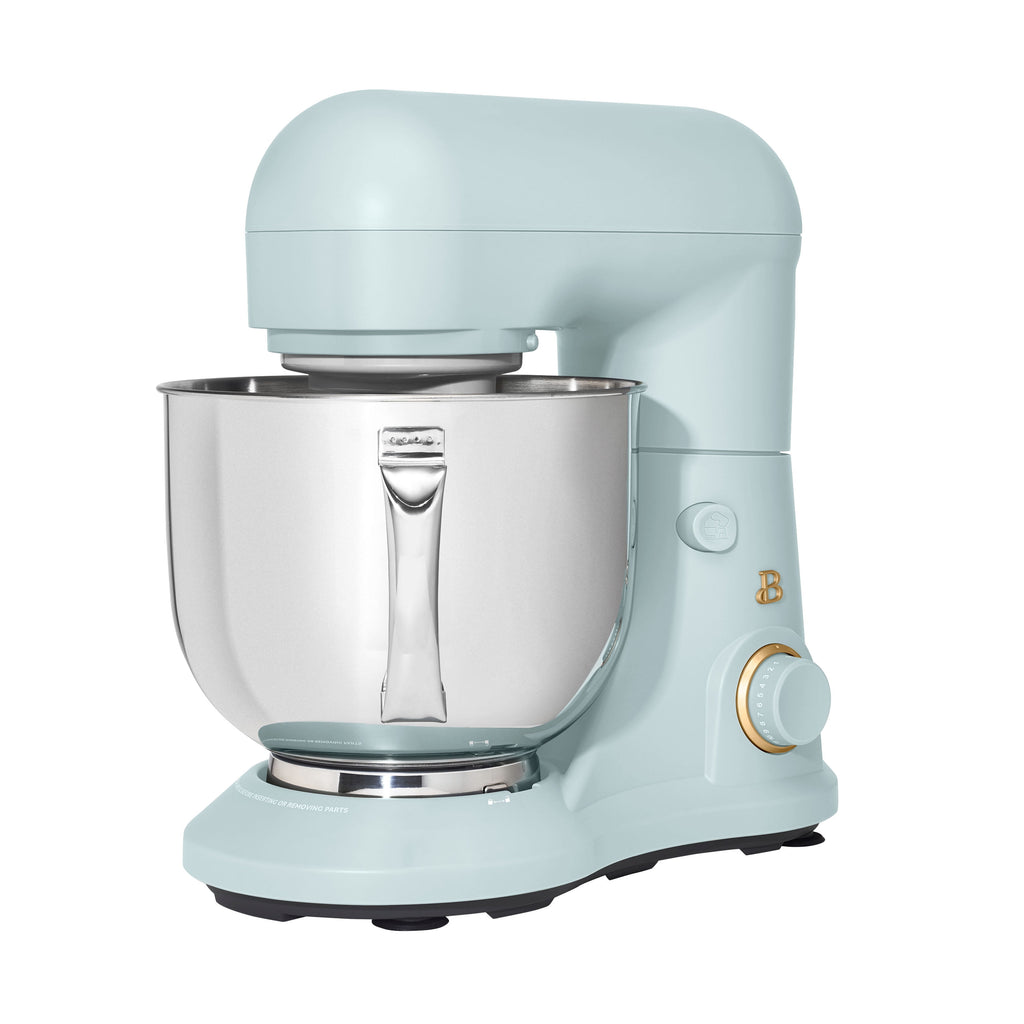 Beautiful 5.3 Qt Stand Mixer, Lightweight & Powerful with Tilt-Head, Chocolate by Drew Barrymore
