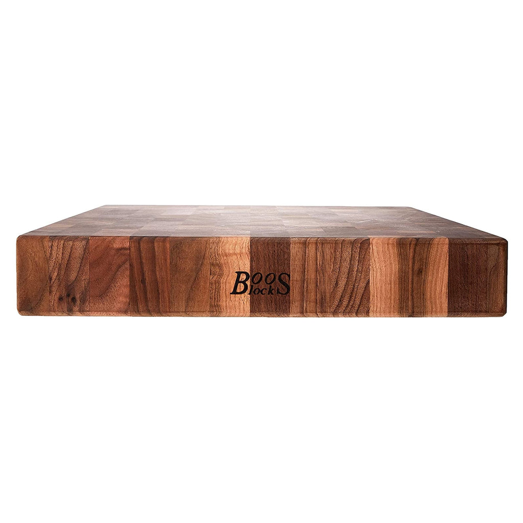 John Boos CCB Reversible Wood Chopping Board, 12" x 12" x 3", Maple