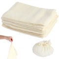 Jetcloudlive 12Pcs Cheese Cloths Natural Unbleached Cotton Cheesecloth 20 inch Square Cheese Cloths Reusable Organic Cheesecloth Cotton Cloth Strainer for Coffee Brewing Juicing Straining Making