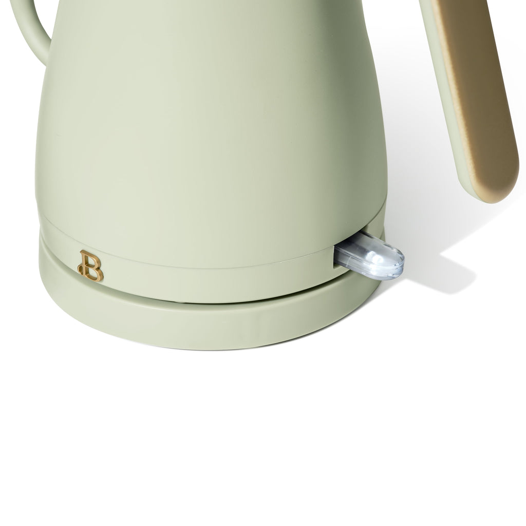 Beautiful 1-Liter Electric Gooseneck Kettle 1200 W, Chocolate by Drew Barrymore