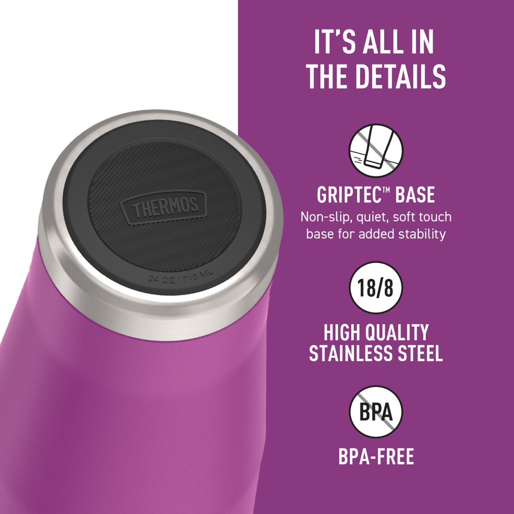 Thermos Stainless Steel Tumbler, w/ Slide Lock Lid, Graphite, 24 oz