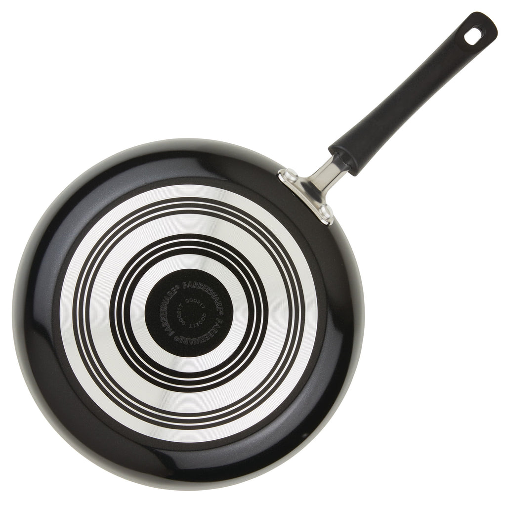 Farberware Easy Clean 20 Pcs Nonstick Cookware Set and Glass Lids with Cooking Tools and Food Storage Containers, Dishwasher Safe, Gray