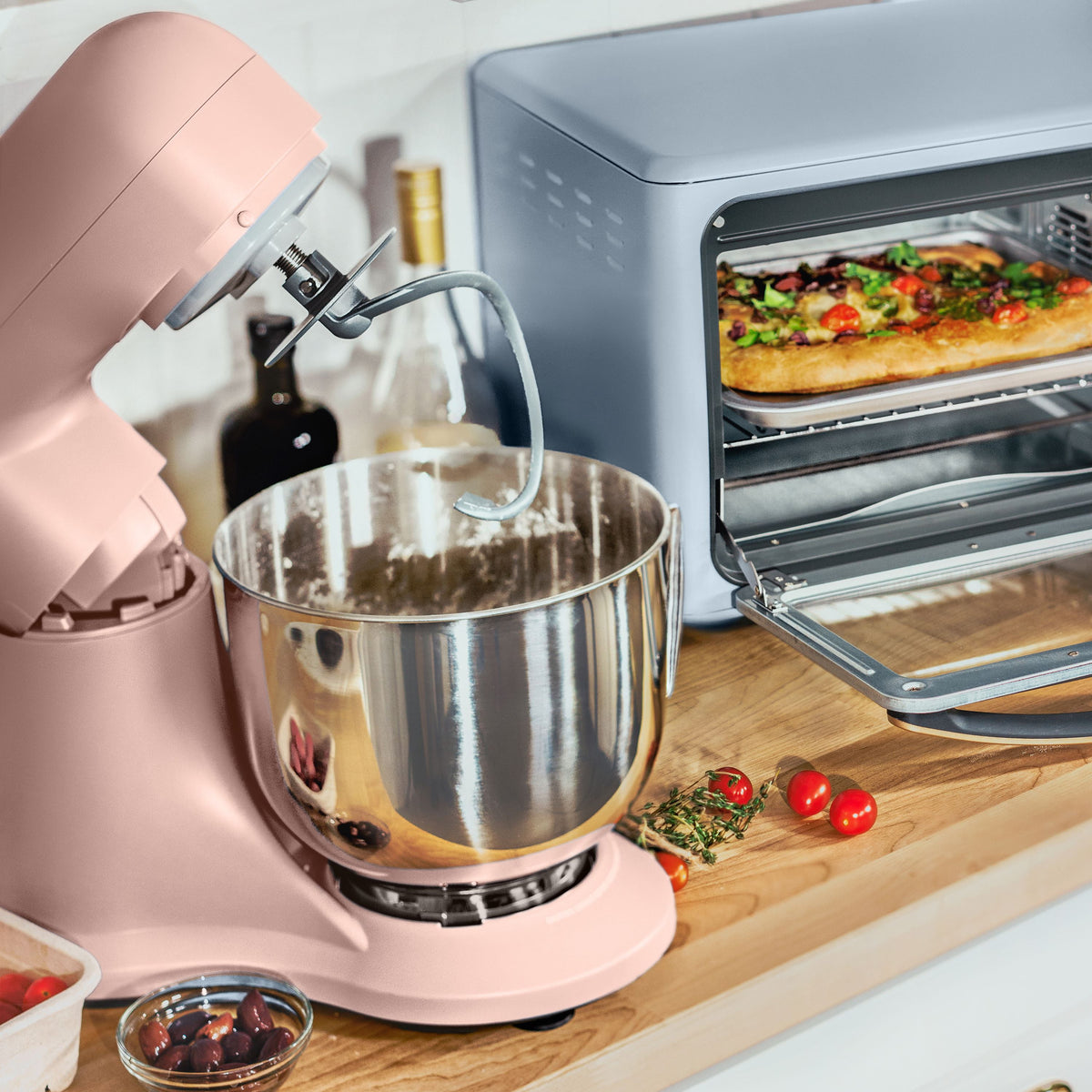 Beautiful 5.3 Qt Stand Mixer, Lightweight & Powerful with Tilt-Head, Chocolate by Drew Barrymore