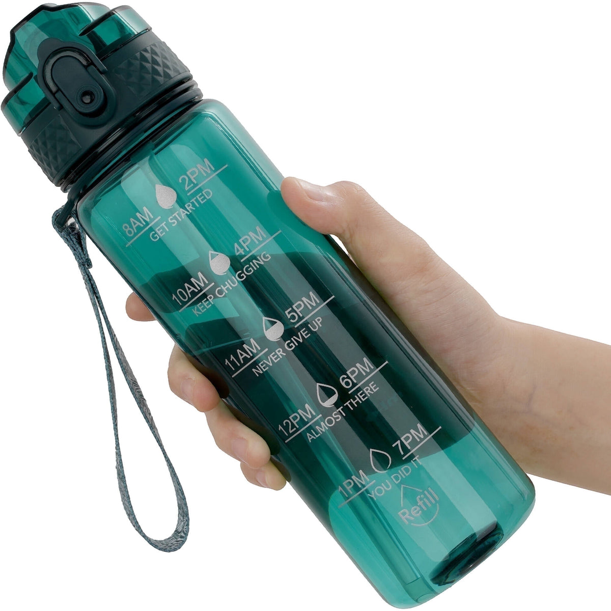 Oldley Transparent Tritan Kids Bottle – 17oz Straw Water Bottle with One-Hand Open Button, Lockable Leak-Proof Lid, Ideal for Daily Hydration