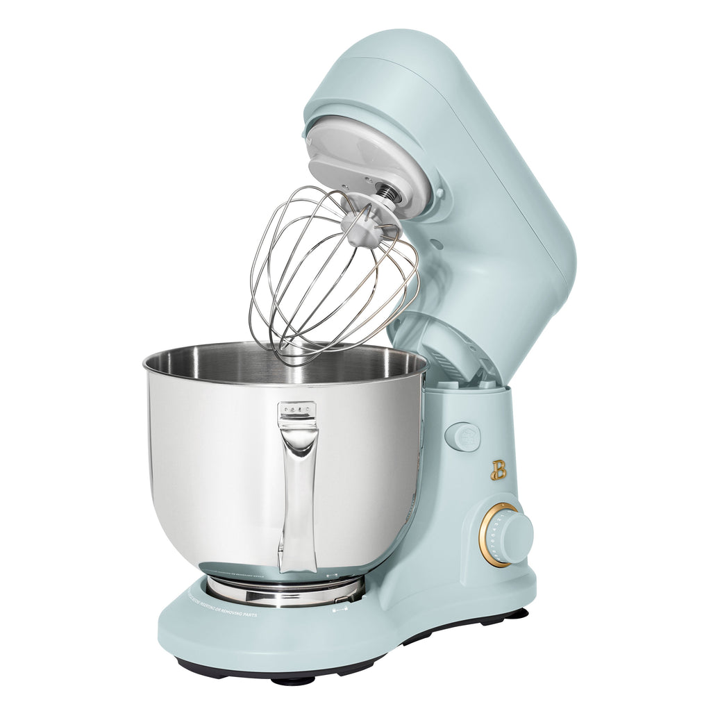 Beautiful 5.3 Qt Stand Mixer, Lightweight & Powerful with Tilt-Head, Chocolate by Drew Barrymore
