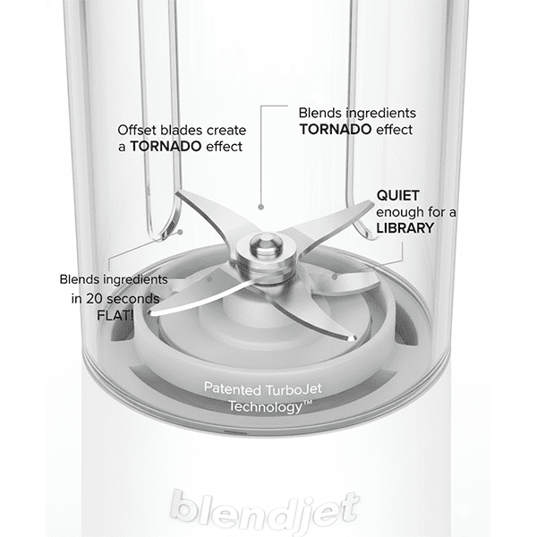 BlendJet One Plus Portable Blender, Lavender