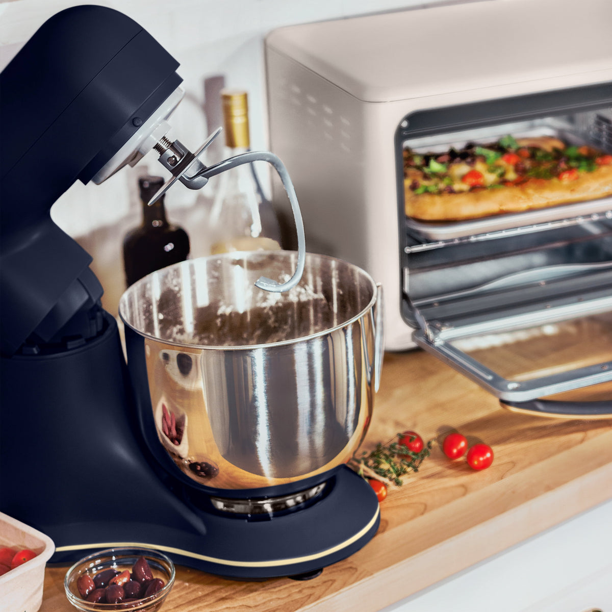 Beautiful 5.3 Qt Stand Mixer, Lightweight & Powerful with Tilt-Head, Chocolate by Drew Barrymore