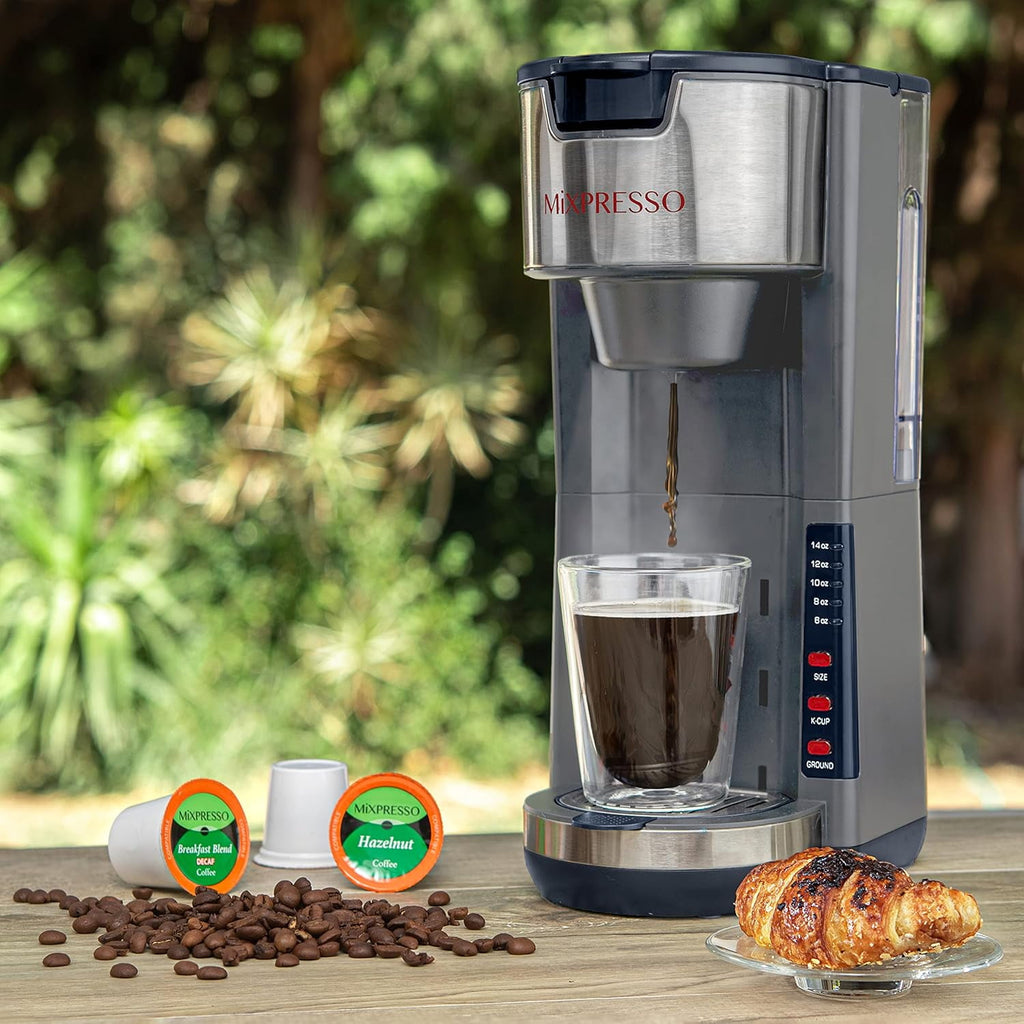 Mixpresso Single Serve Coffee Brewer, White