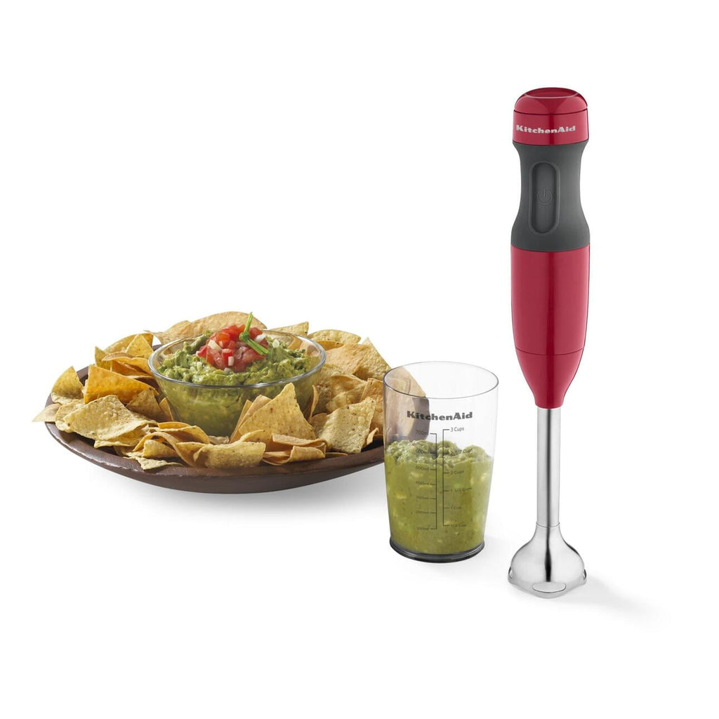 KitchenAid 2-Speed Corded Hand Blender, Onyx Black with Blending Jar and Lid, KHB1231OB