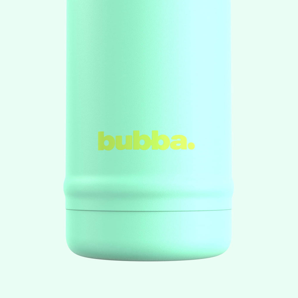Bubba 18oz DualSip Insulated Stainless Steel Water Bottle with Straw & Sip Lid, Tropical Eclipse Mint/Green