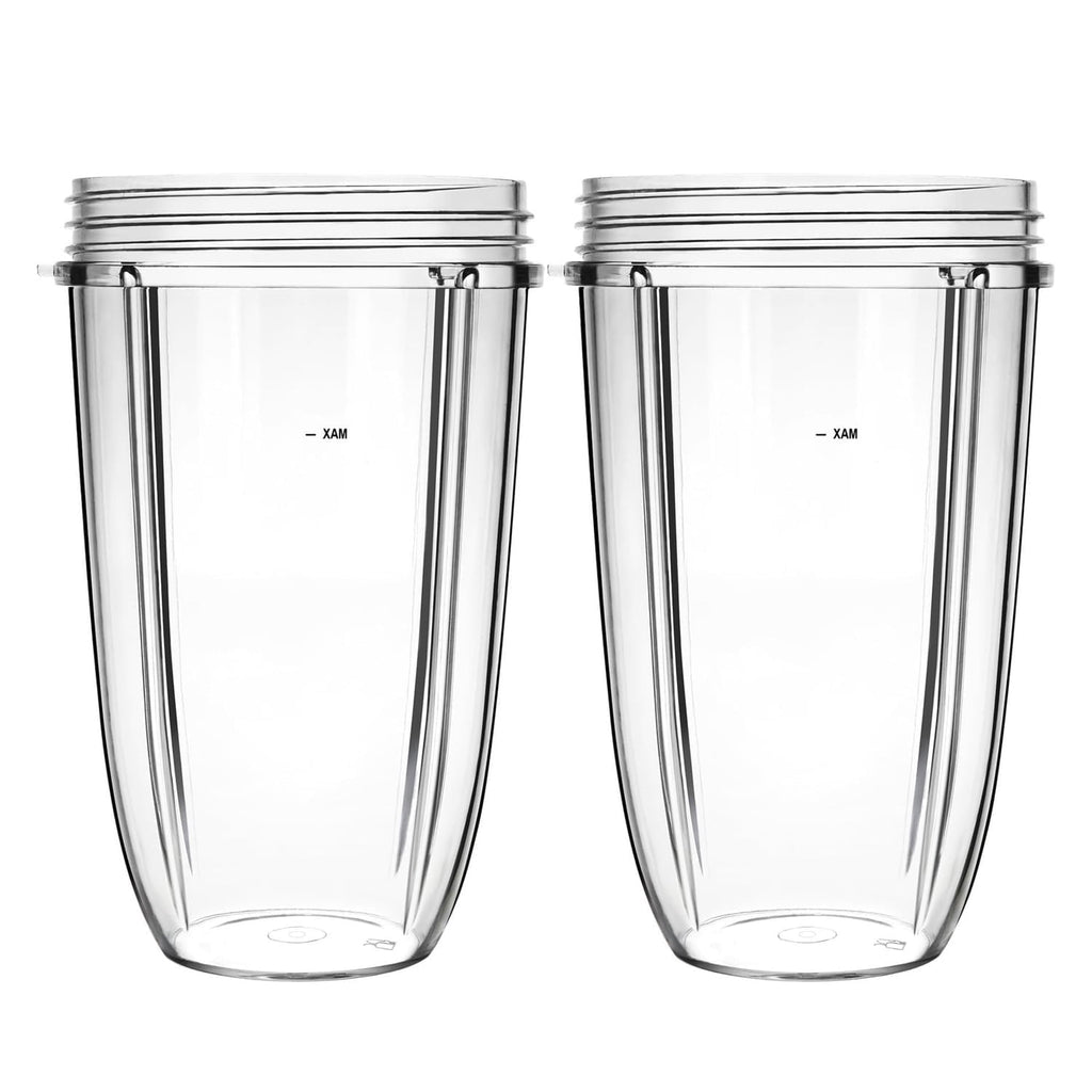 2 Pack Blender Replacement Parts for Nutribullet Blender, 24OZ Cup with Replacement Extractor Blade Compatible with Nutribullet 600W 900W Blenders