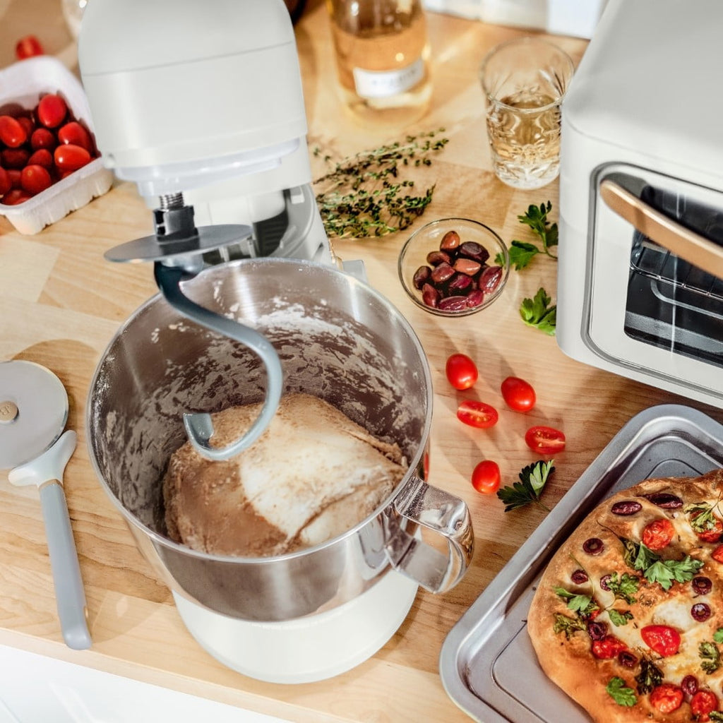 Beautiful 5.3 Qt Stand Mixer, Lightweight & Powerful with Tilt-Head, Chocolate by Drew Barrymore