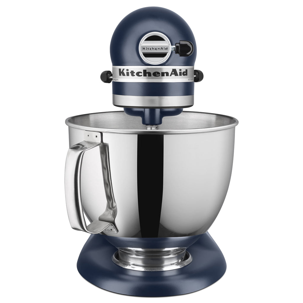 KitchenAid Deluxe Series 4.5 Quart Tilt-Head Stand Mixer with Stainless Bowl, Contour Silver, KSM97CU