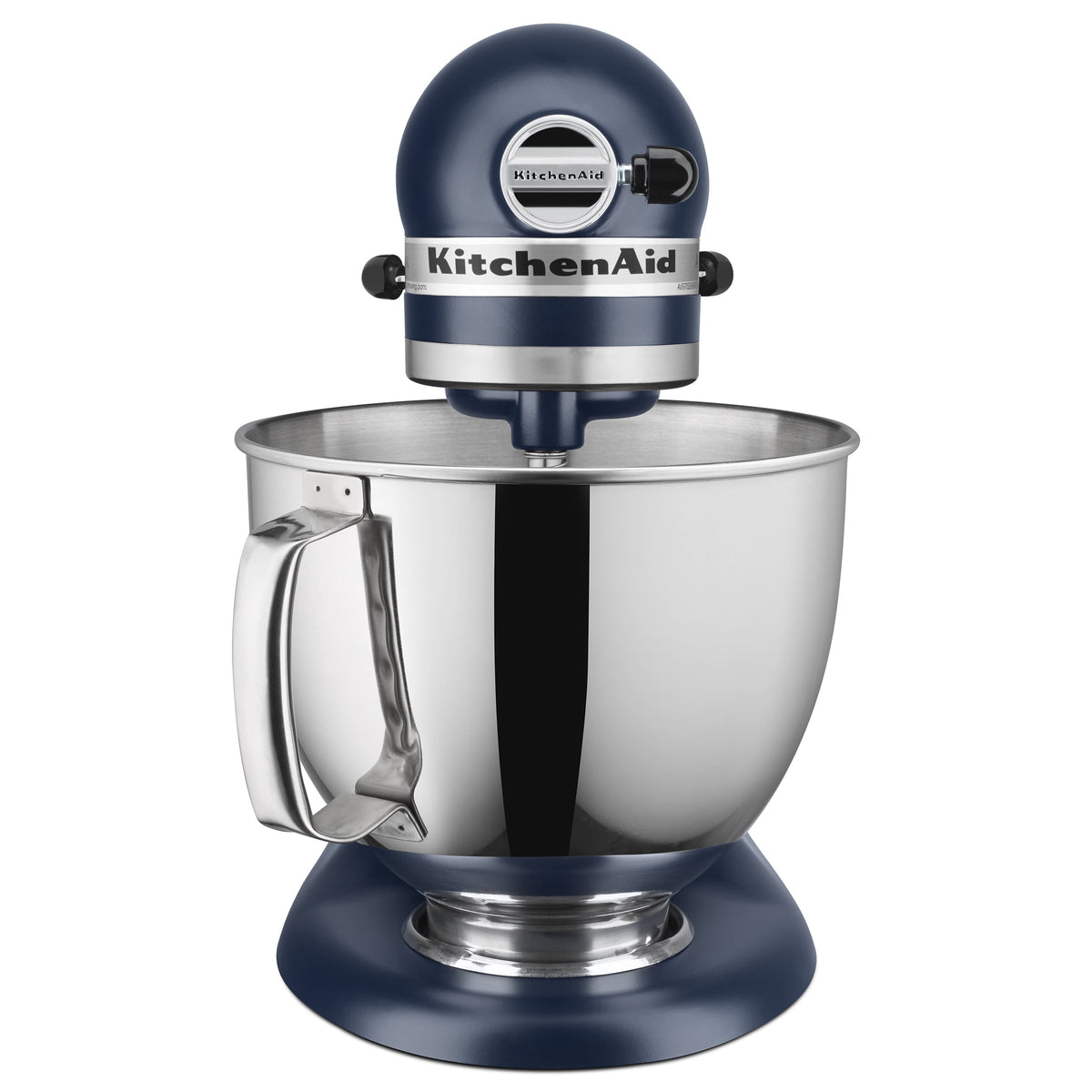 KitchenAid Deluxe Series 4.5 Quart Tilt-Head Stand Mixer with Stainless Bowl, Contour Silver, KSM97CU