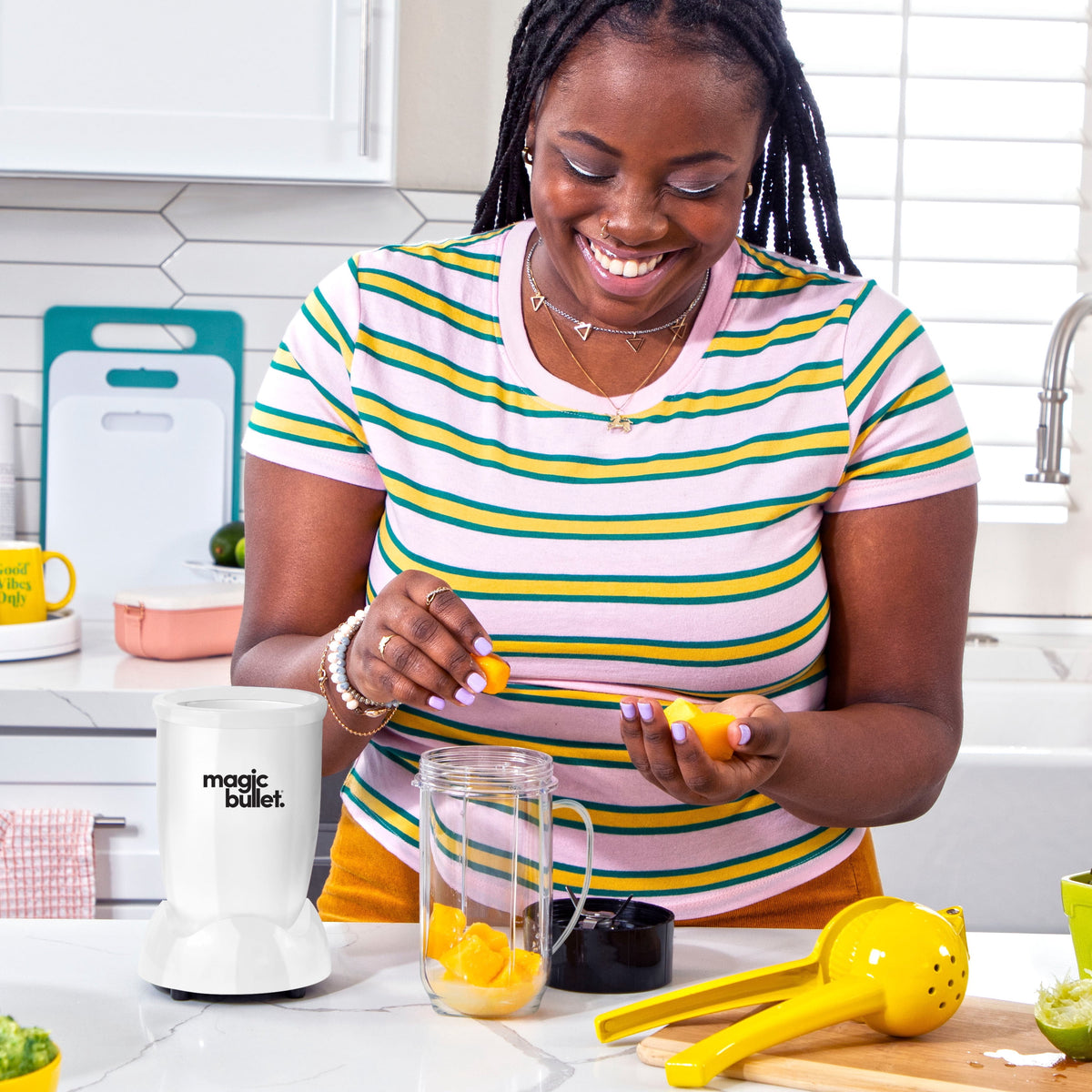 magic bullet, 4pc. Personal Blender, White