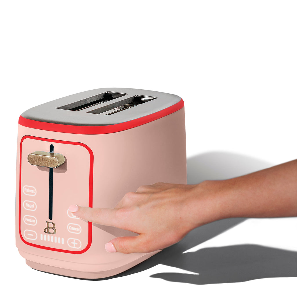 Beautiful 2 Slice Toaster with Touch-Activated Display, Thyme Green by Drew Barrymore