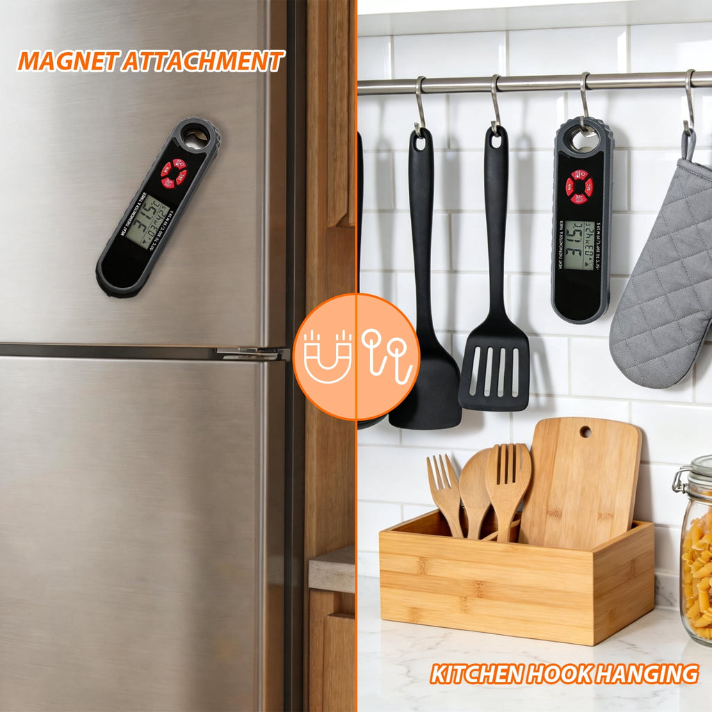 AGCAN Digital Meat Thermometer Instant Read Food Thermometers for BBQ Grilling Cooking