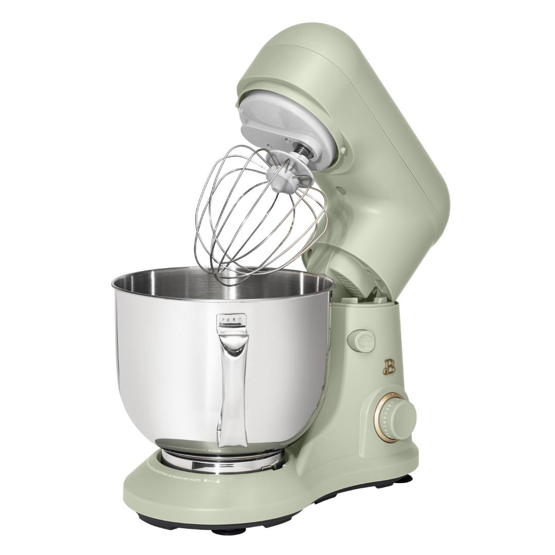 Beautiful 5.3 Qt Stand Mixer, Lightweight & Powerful with Tilt-Head, Chocolate by Drew Barrymore