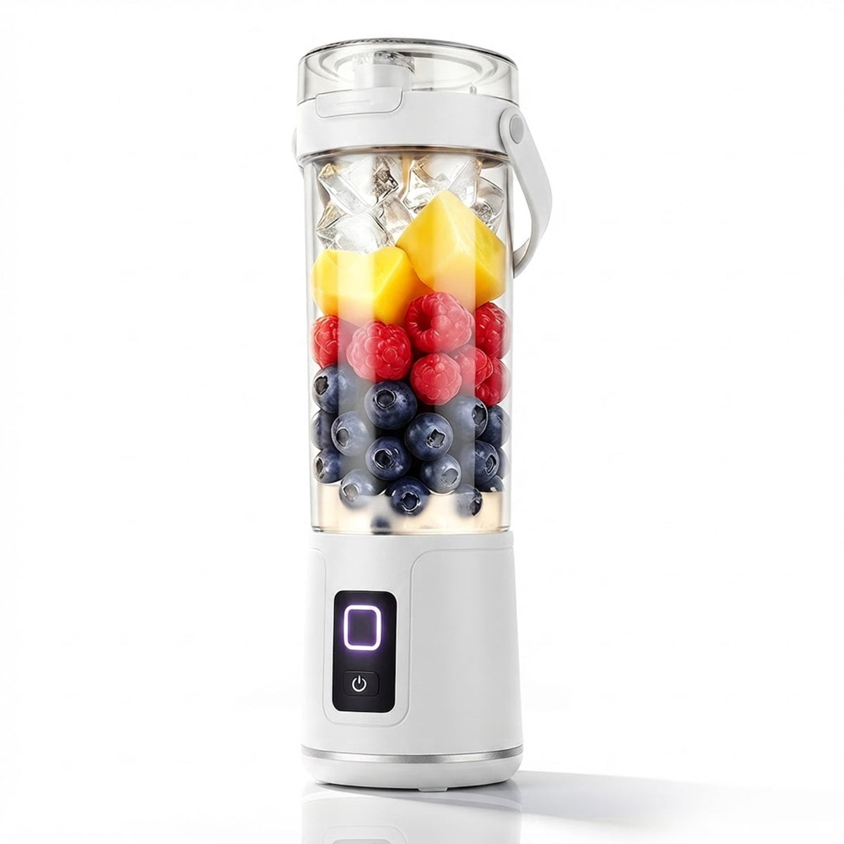 NUBILY Blast Portable Blender, Cordless, 20oz. Vessel, Personal Blender-for Shakes & Smoothies, BPA Free, Leakproof-Lid & Sip Spout, USB-C Rechargeable, Dishwasher Safe Parts, Grey