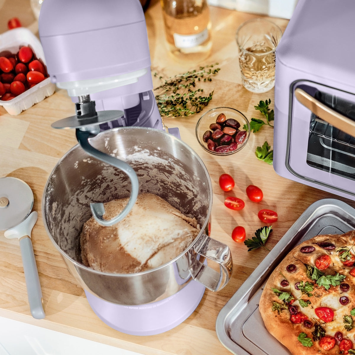 Beautiful 5.3 Qt Stand Mixer, Lightweight & Powerful with Tilt-Head, Chocolate by Drew Barrymore