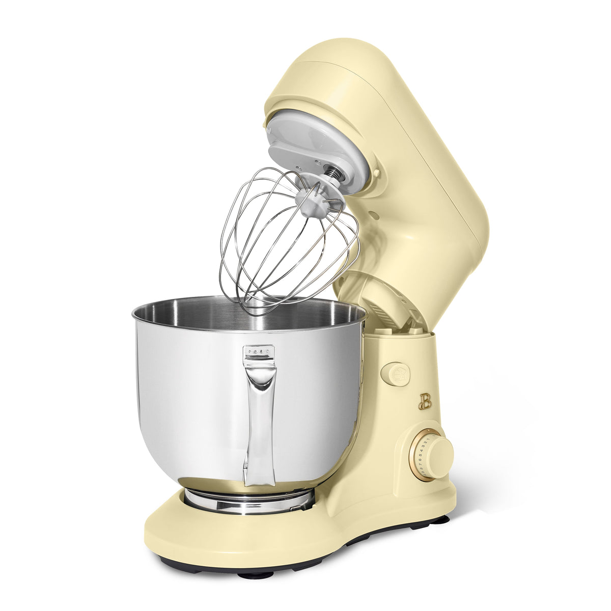 Beautiful 5.3 Qt Stand Mixer, Lightweight & Powerful with Tilt-Head, Chocolate by Drew Barrymore