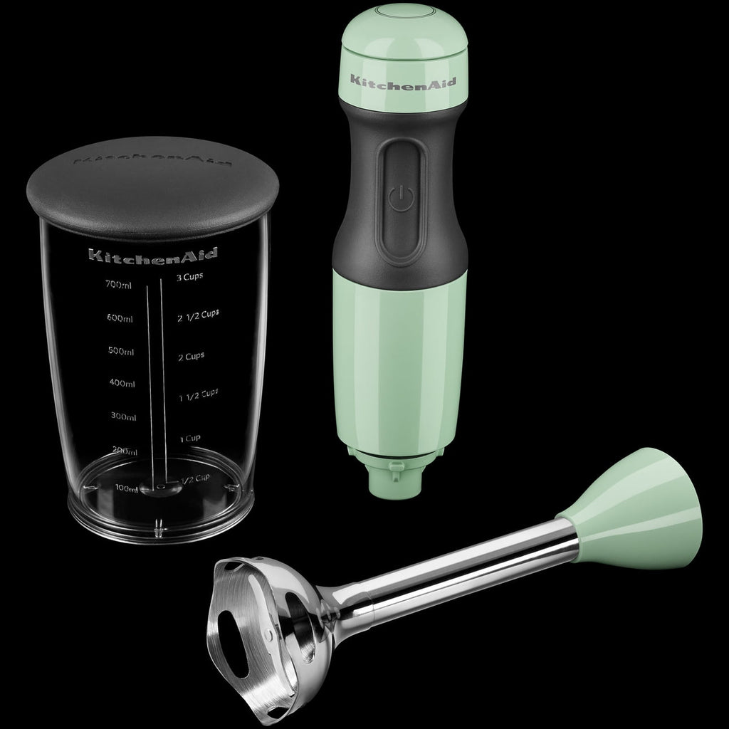 KitchenAid 2-Speed Corded Hand Blender, Onyx Black with Blending Jar and Lid, KHB1231OB