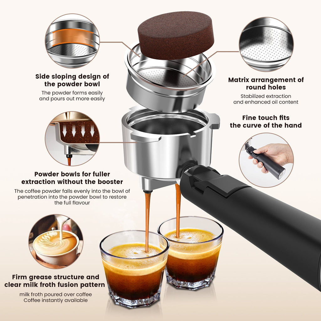 Gevi 20 Bar Espresso Machine, Coffee Maker with Milk Frother