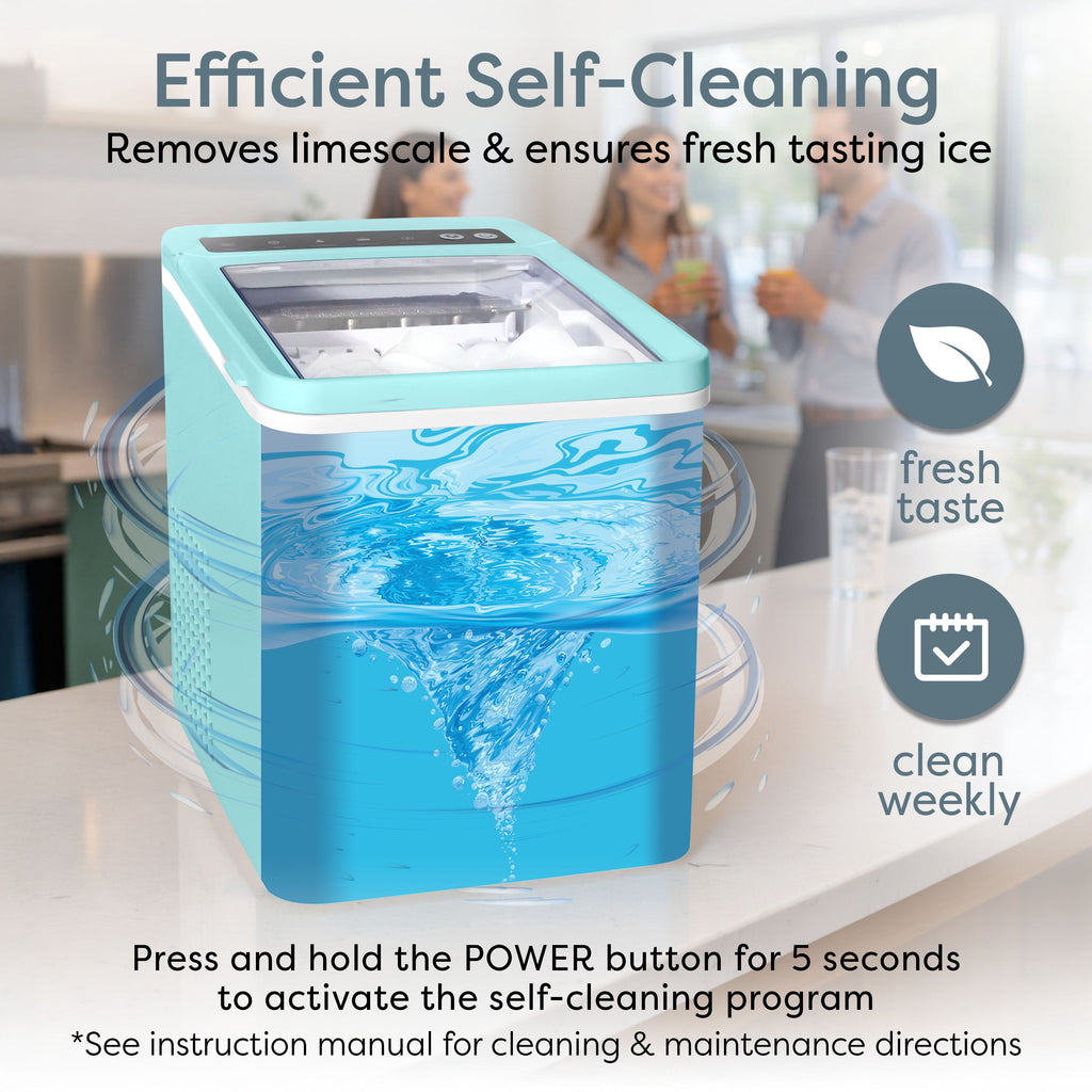 Igloo 26 lb. Automatic Portable Countertop Ice Maker Machine, White