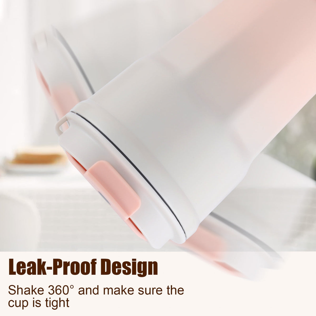 Ochapa 360 ML/12oz Coffee Tumbler, Double Walled Stainless Steel Insulated Travel Coffee Mug