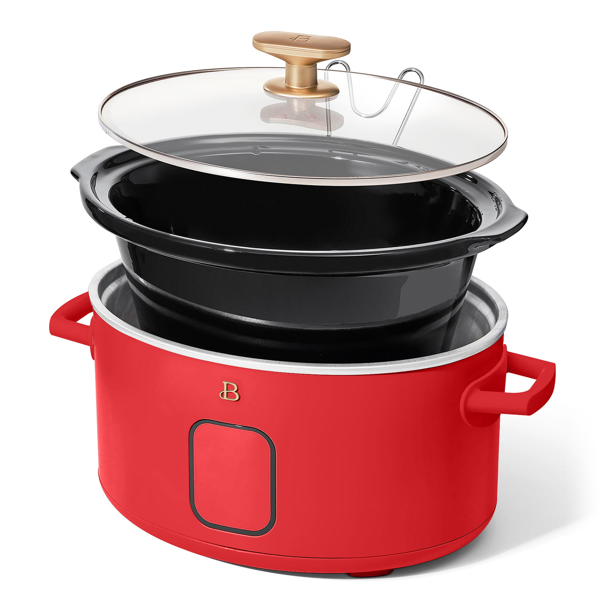 Beautiful 6 Qt Programmable Slow Cooker, Thyme Green by Drew Barrymore