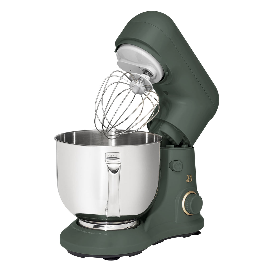 Beautiful 5.3 Qt Stand Mixer, Lightweight & Powerful with Tilt-Head, Chocolate by Drew Barrymore