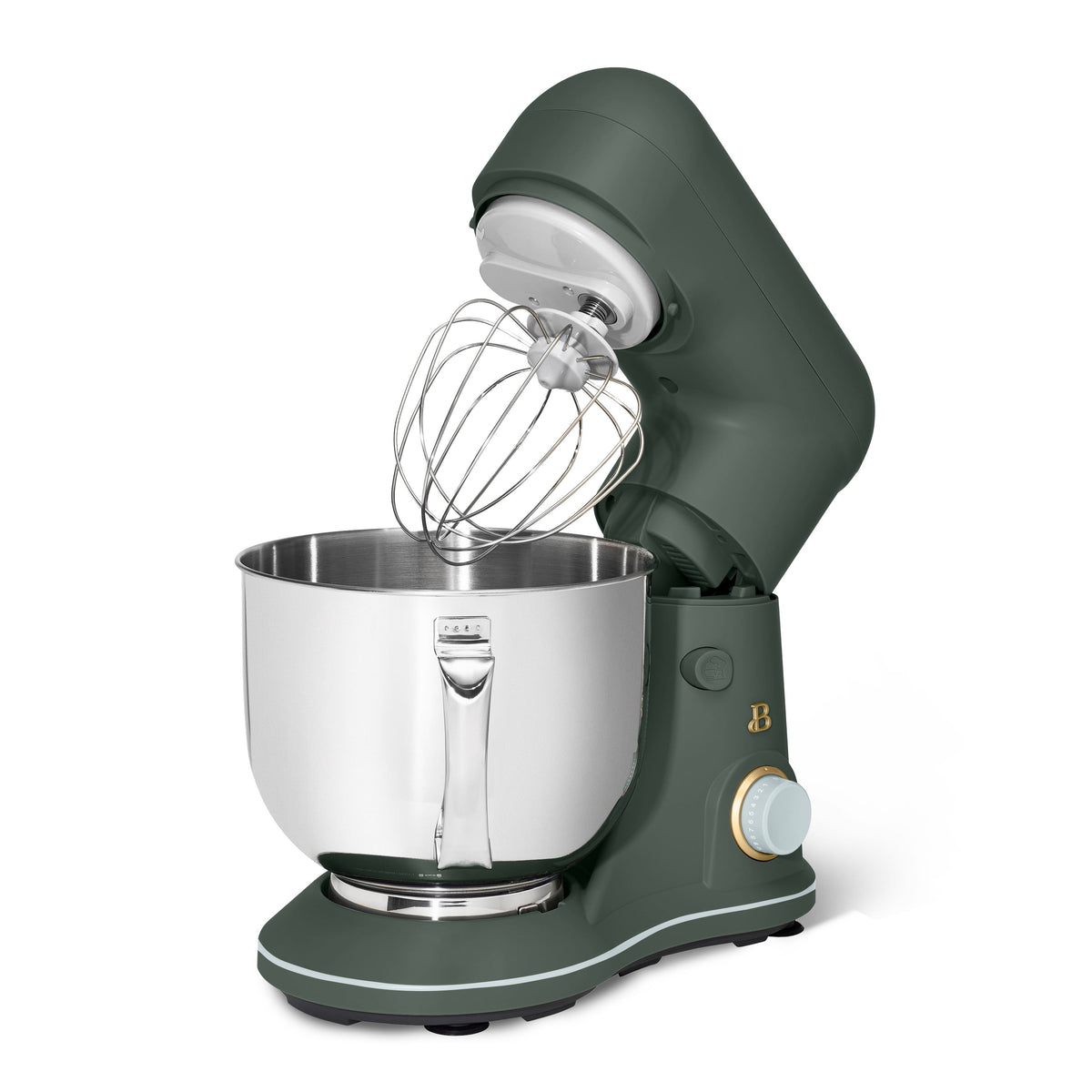 Beautiful 5.3 Qt Stand Mixer, Lightweight & Powerful with Tilt-Head, Chocolate by Drew Barrymore