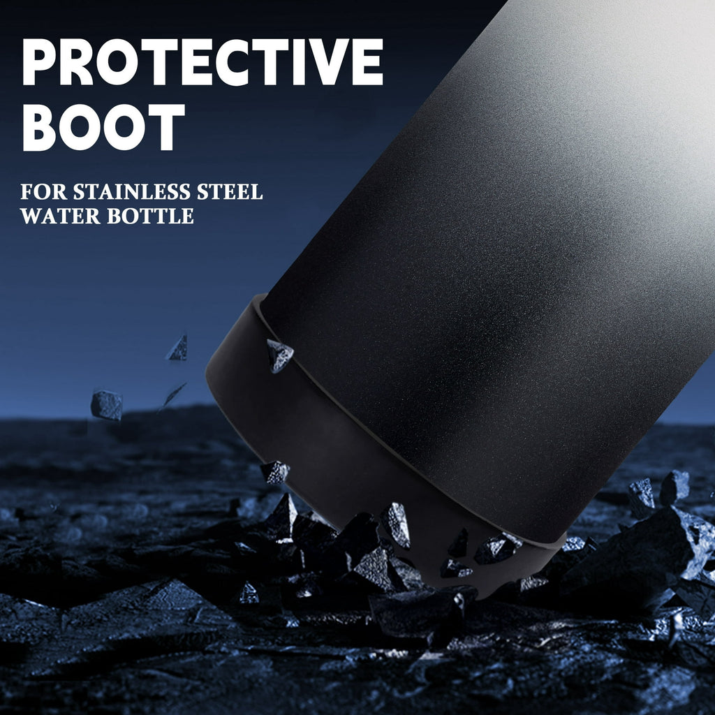 64 oz Water Bottle with Straw & Spout Lids - Half Gallon Insulated Water Bottle,Wide Mouth Metal Canteen Thermo Flask,Leak-proof Water Jug,Black
