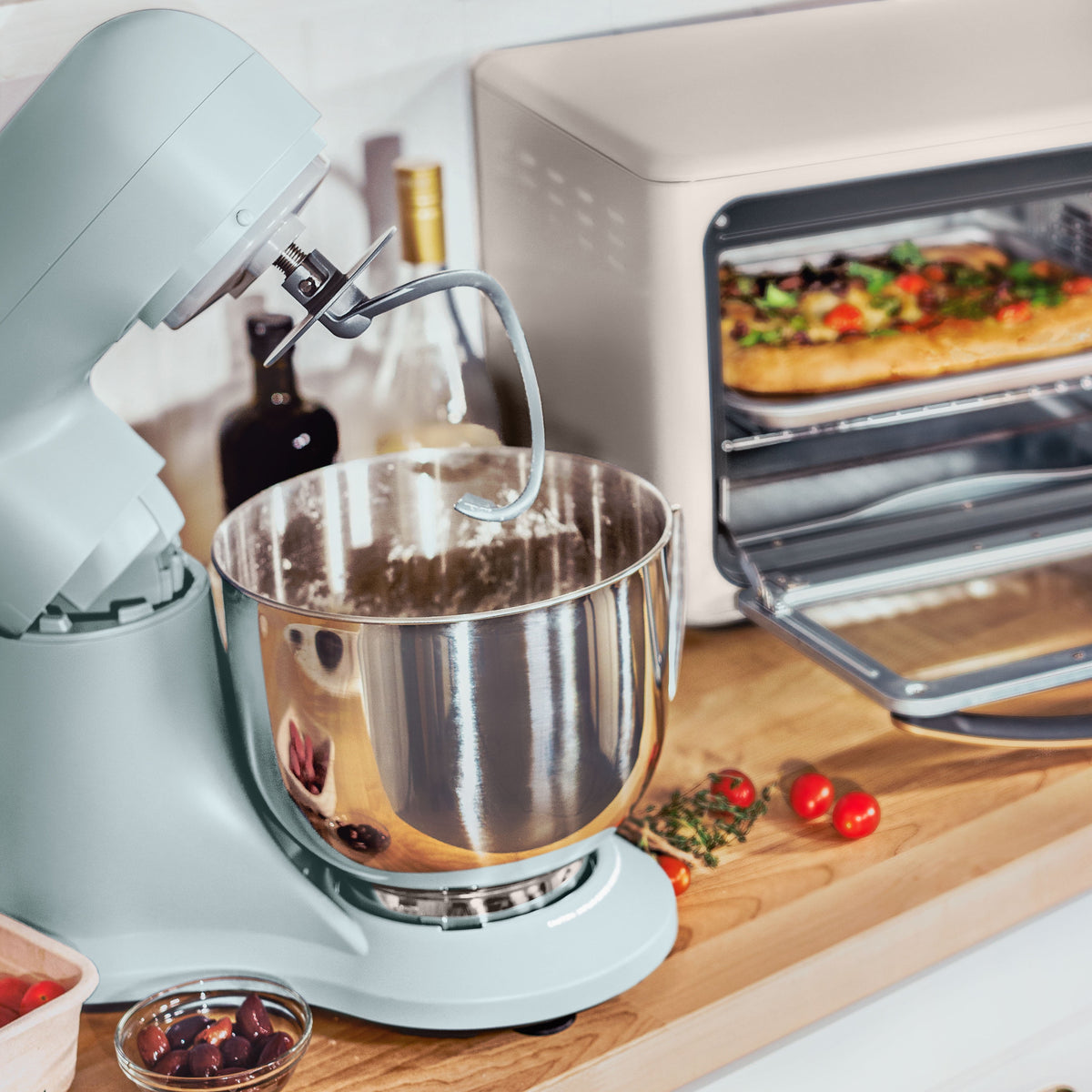Beautiful 5.3 Qt Stand Mixer, Lightweight & Powerful with Tilt-Head, Chocolate by Drew Barrymore