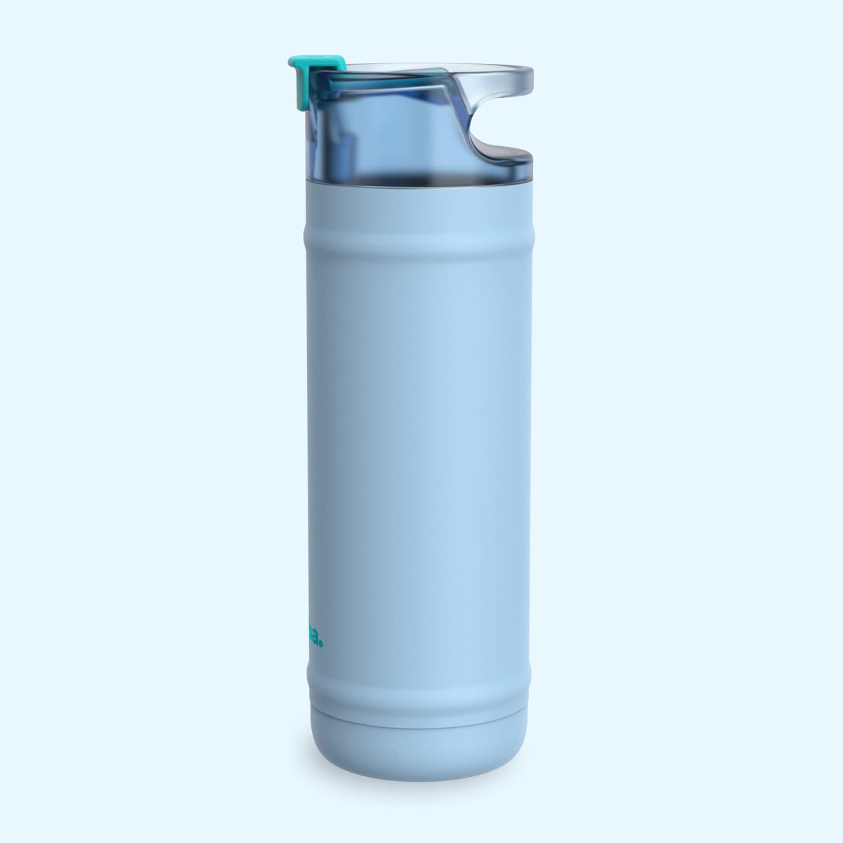Bubba 32oz DualSip Insulated Stainless Steel Water Bottle with Straw & Sip Lid, Moodbooster Purple/Blue