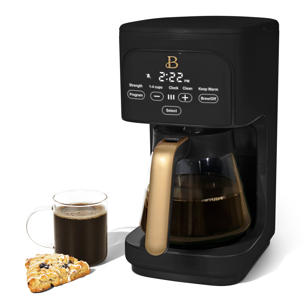 Beautiful 12 cup Programmable Coffee Maker, Thyme Green by Drew Barrymore