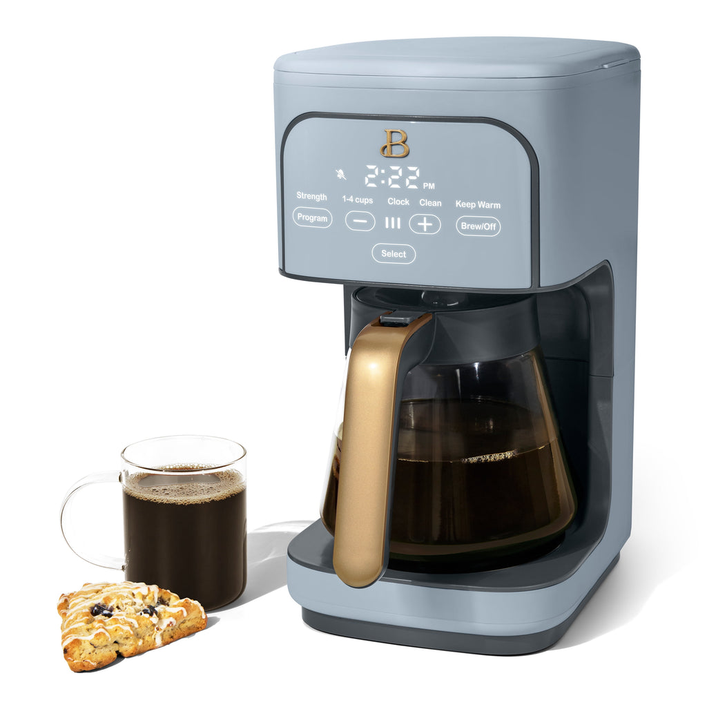 Beautiful 12 cup Programmable Coffee Maker, Thyme Green by Drew Barrymore