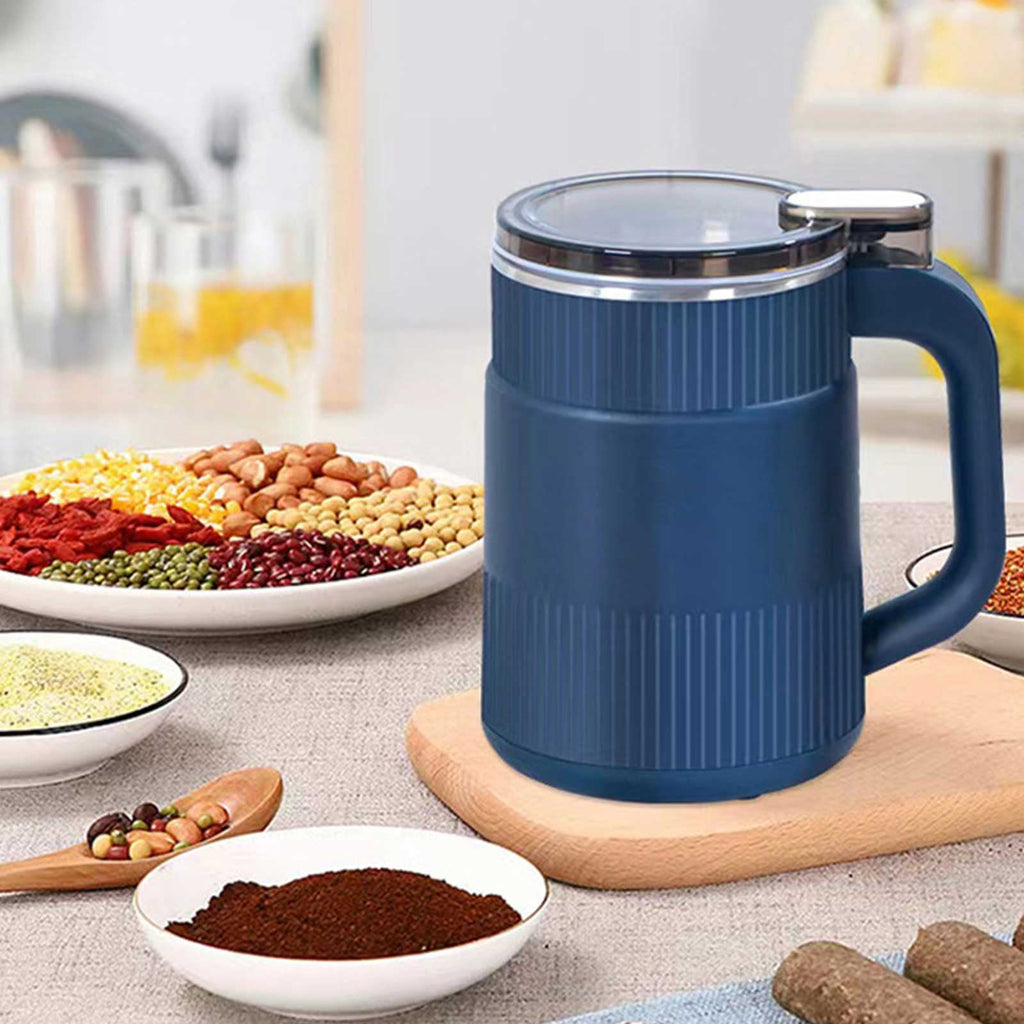 Household Small Powder Grinding Machine, Electric Coffee Grinders Spice Grinder Herb Grinder with Stainless Steel Blade, One-Button Operation Multifunctional Grinding Machine for Beans Nuts Coffee
