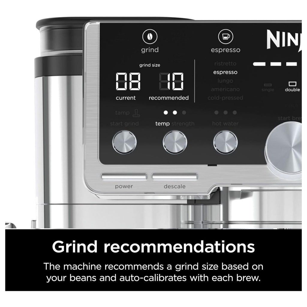 Ninja Luxe Cafe Pro Series 4-in-1 Coffee Machine, Silver (Certified )
