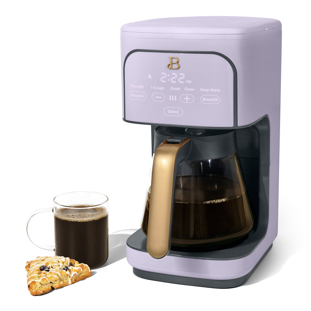 Beautiful 12 cup Programmable Coffee Maker, Thyme Green by Drew Barrymore