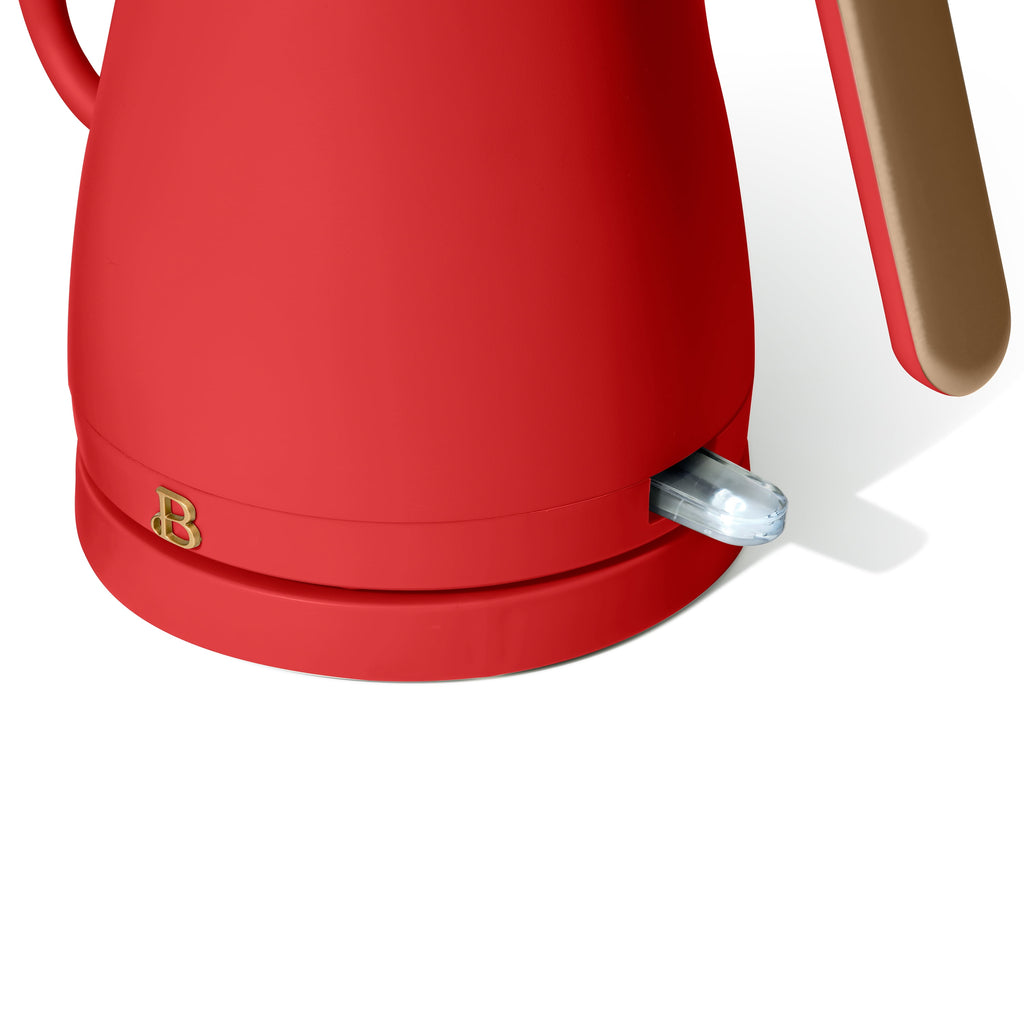 Beautiful 1-Liter Electric Gooseneck Kettle 1200 W, Chocolate by Drew Barrymore