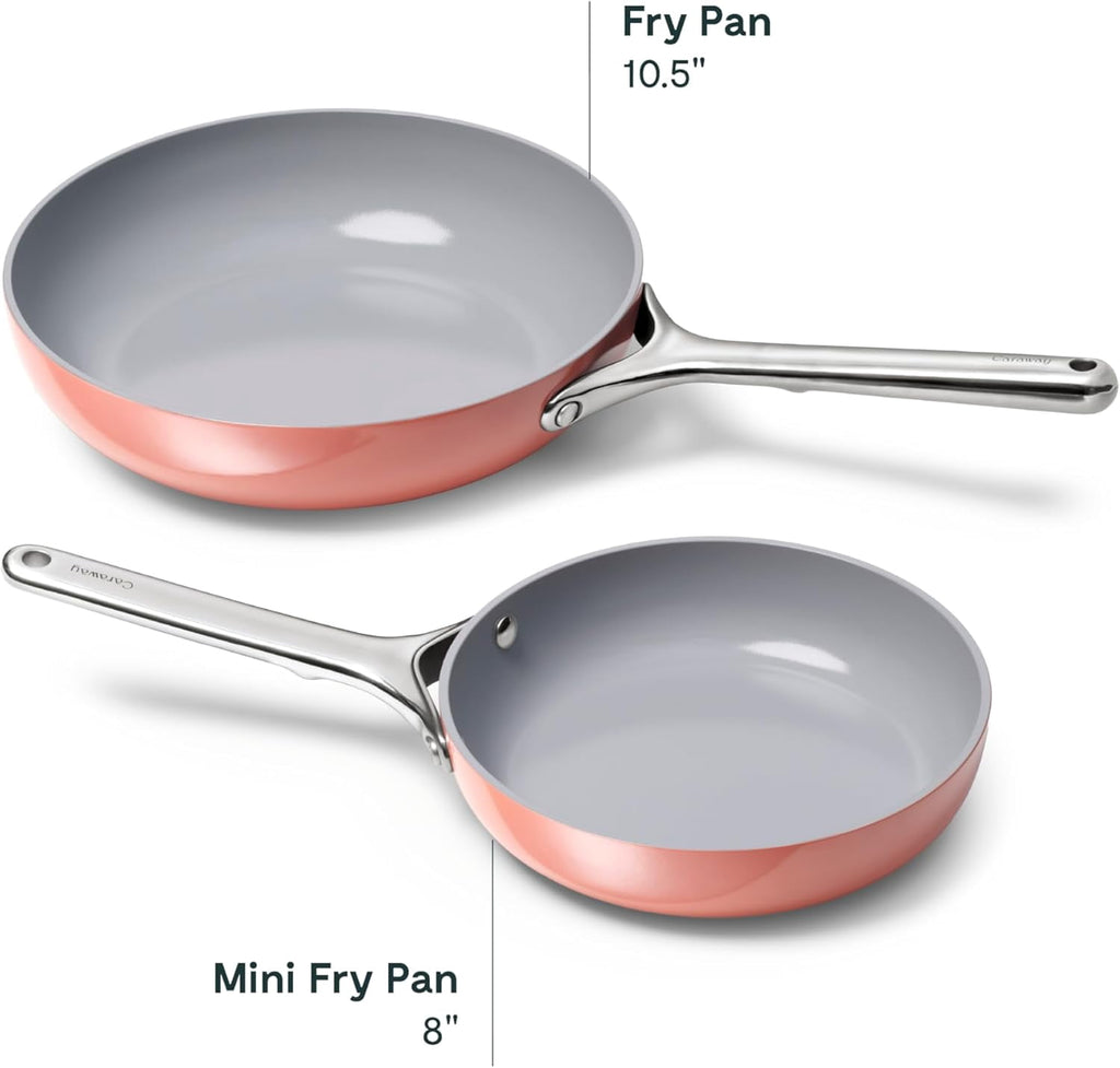 Caraway Ceramic Non-Stick Mini Fry Pan, 8'', Cream