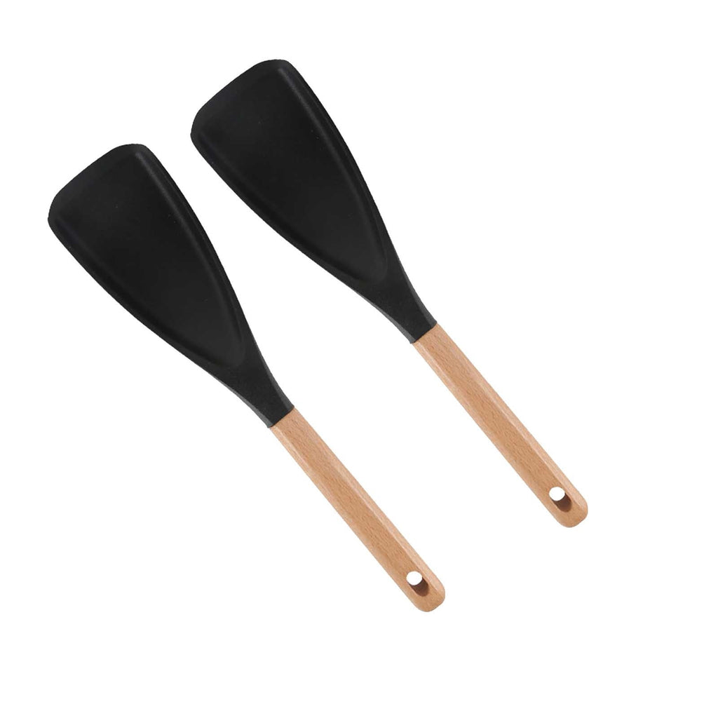 Cedar and Ash Spoon, Multifunction Spatula Cooking Spoon, 2026 New Silicone Nonstick Pan Cooking Spoon, Safe for Nonstick Cookware, Ergonomic Grip, Ideal for Stirring, Mixing, Serving